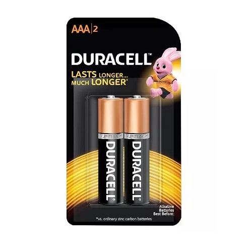 Duracell AAA Battery 1.5V Pack of 2